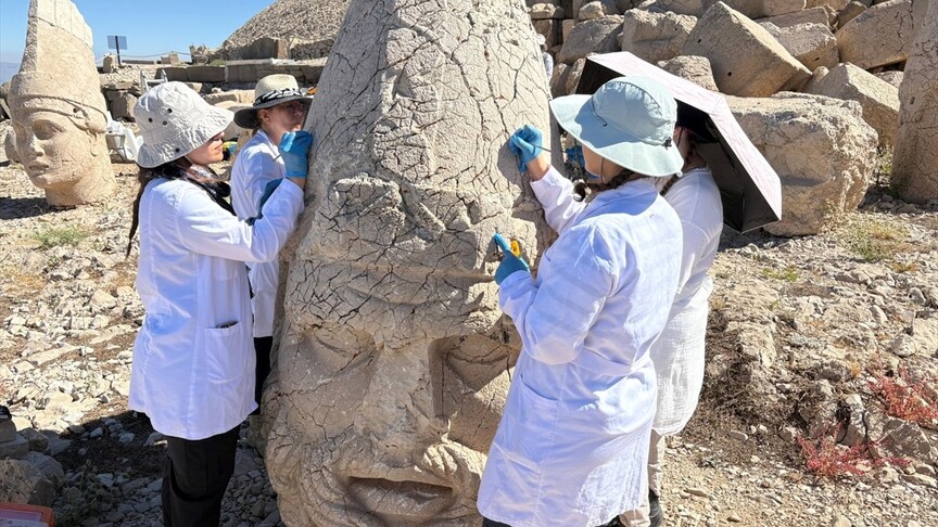 Nemrut Dağı'nda kapsamlı koruma çalışmaları sürüyor