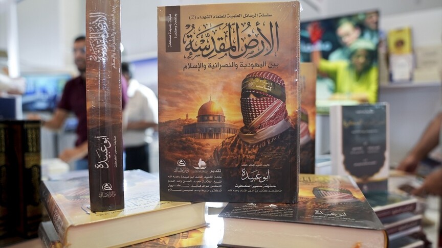 11. Uluslararası İstanbul Arapça Kitap Fuarı'nda Filistin temalı stantlar ilgi görüyor