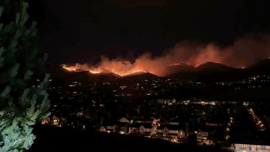 ABD'nin Nevada eyaletinde yangınlarla mücadele sürüyor
