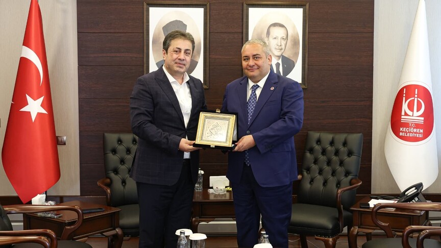 MİKSEN Genel Başkanı Çiçek, Keçiören Belediye Başkanı Özarslan'ı ziyaret etti