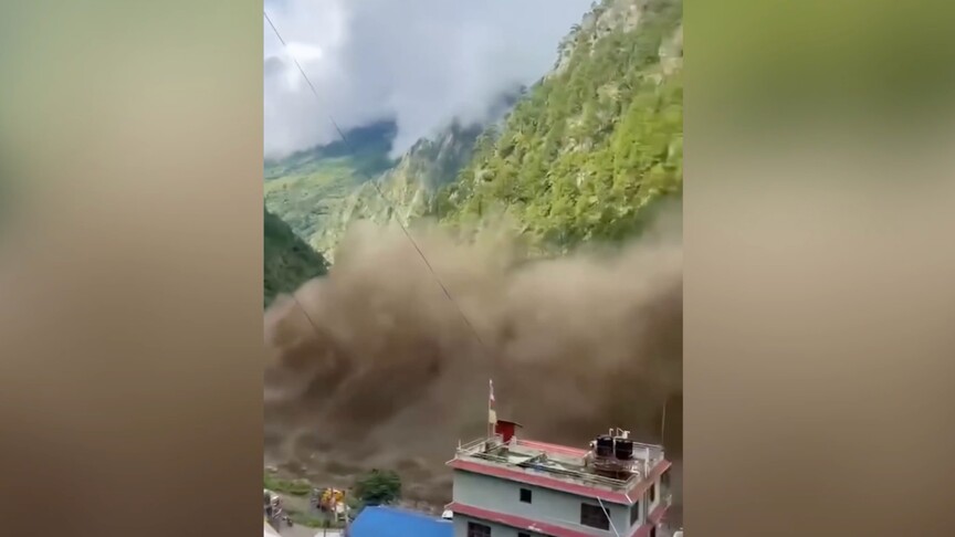Nepal'de meydana gelen selde ilk belirlemelere göre 7 kişi öldü