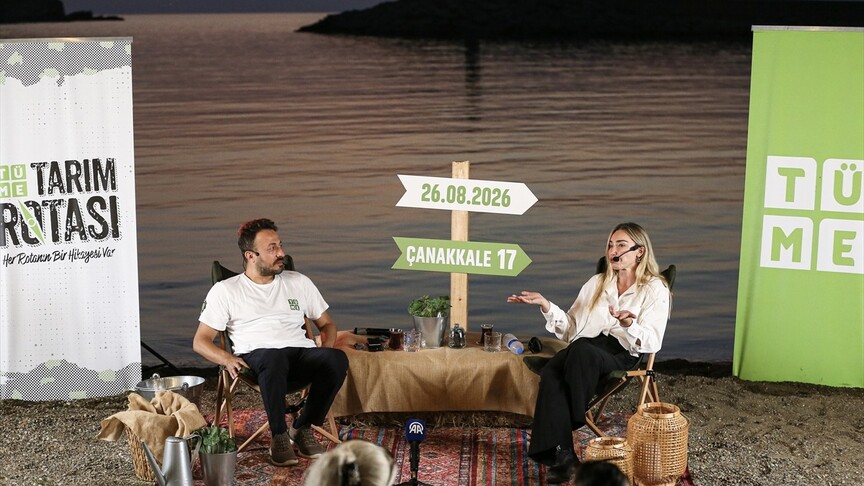 Gökçeada'da "TÜME Tarım Rotası Programı" düzenlendi