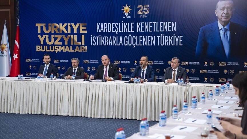 AK Parti'nin Türkiye Yüzyılı Buluşmaları "Kardeşlikle Kenetlenen, İstikrarla Güçlenen Türkiye" sloganıyla başlıyor