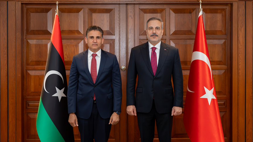 Bakan Fidan, Libya Silahlı Kuvvetleri Genelkurmay Başkan Vekili en-Nemruş ile Ankara'da görüştü