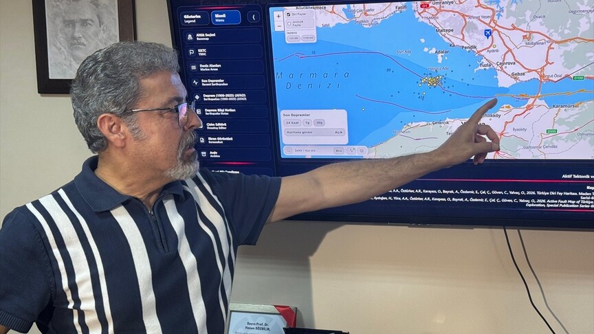 Marmara Denizi'ndeki sarsıntılar Adalar Fayı'nın kolları üzerinde gerçekleşmiş