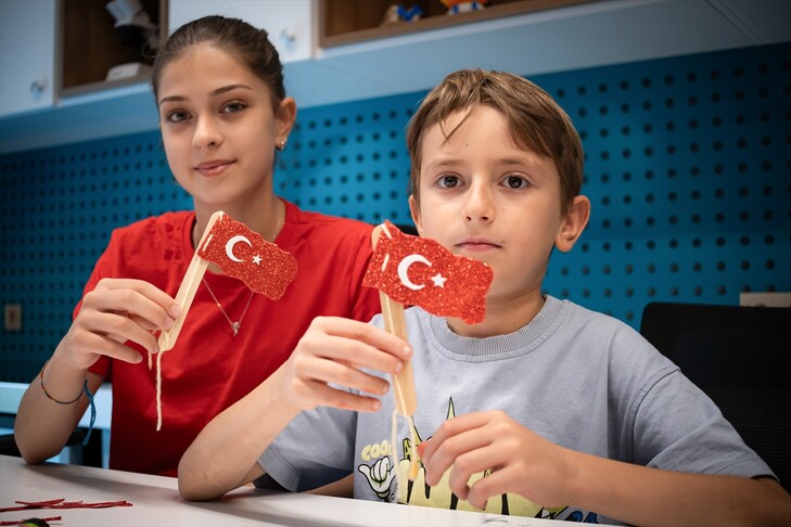 Millet Kütüphanesi'nde çocuklar için 30 Ağustos Zafer Bayramı etkinlikleri düzenlendi