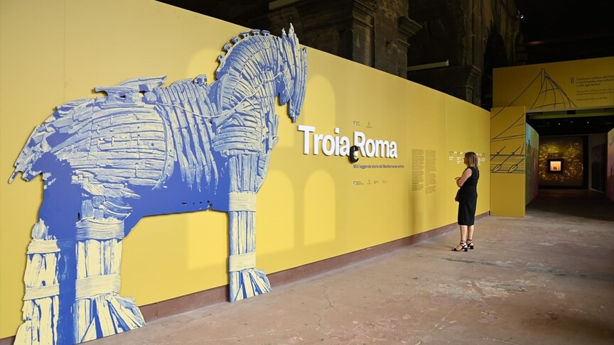 Troya'nın hikayesi Roma'da 2 milyonu aşkın ziyaretçiyle buluştu