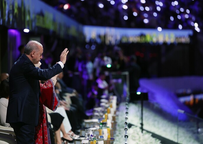 Cumhurbaşkanı Erdoğan, Dünya Göçebe Oyunları açılış törenine katıldı