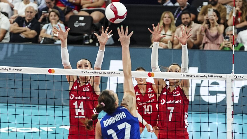 A Milli Kadın Voleybol Takımı, Avrupa Şampiyonasında çeyrek finale yükseldi