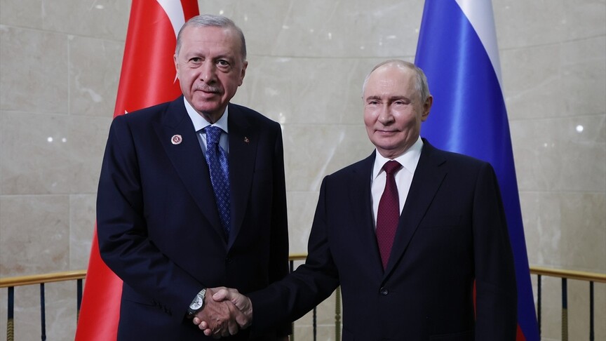 Cumhurbaşkanı Erdoğan, Rusya Devlet Başkanı Putin ile görüştü