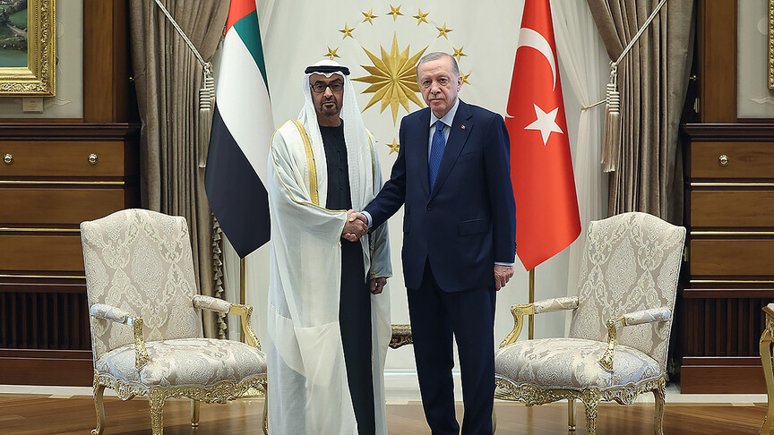 Cumhurbaşkanı Erdoğan, BAE Devlet Başkanı Al Nahyan ile telefonda görüştü