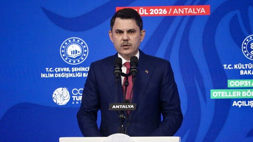 Bakan Kurum: COP31 zirvesinde dünyaya Antalya'yı, Türkiye'yi, medeniyetimizi anlatacağız