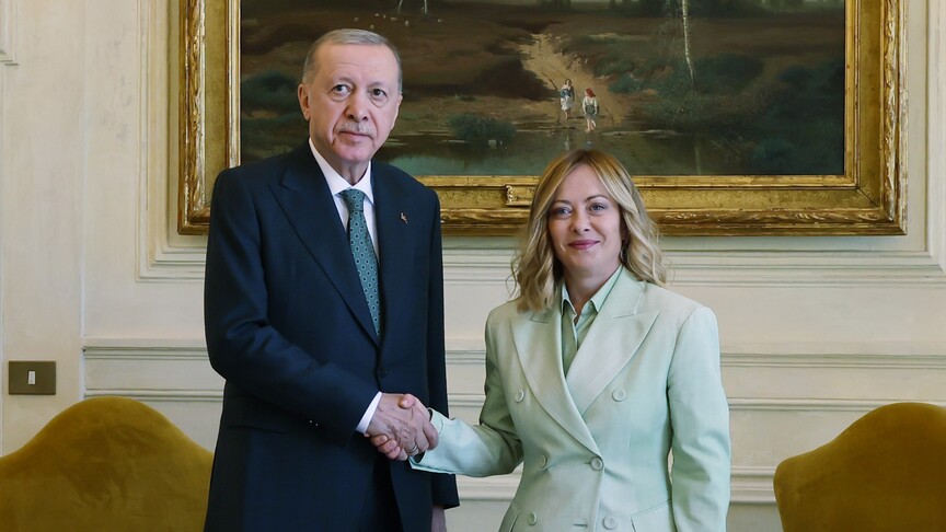 İtalya Başbakanı Meloni, Cumhurbaşkanı Erdoğan'ın tebrik mesajından memnun