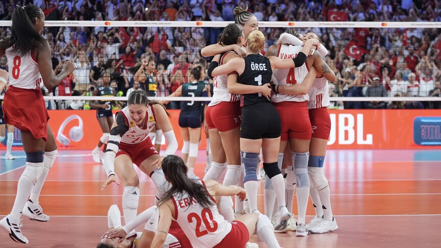 A Milli Kadın Voleybol Takımı, üst üste ikinci kez Avrupa şampiyonu