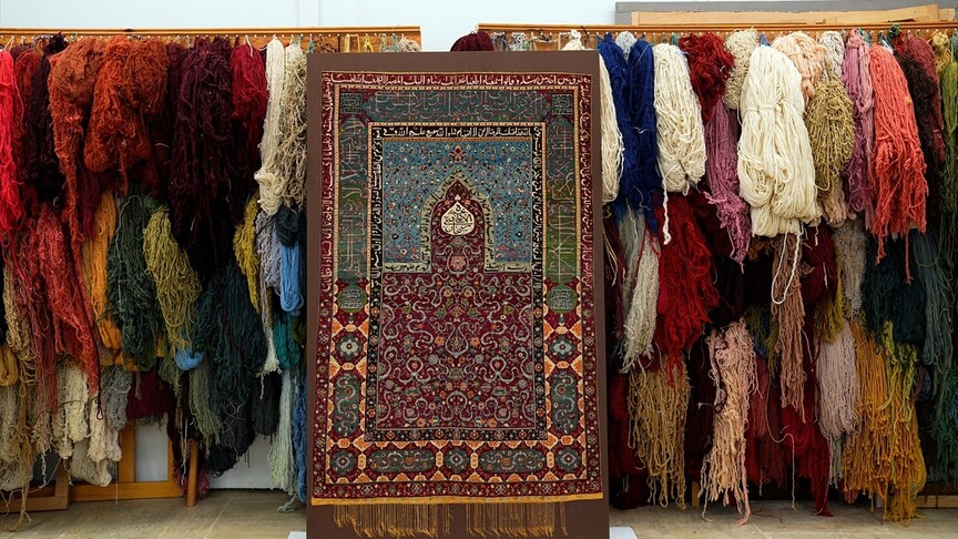 500 yıllık saray seccadeleri sergilenmeye hazırlanıyor