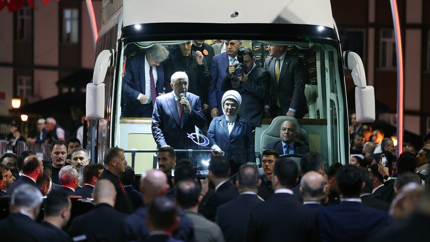 Cumhurbaşkanı Erdoğan, memleketi Rize'nin Güneysu ilçesinde vatandaşlara hitap etti