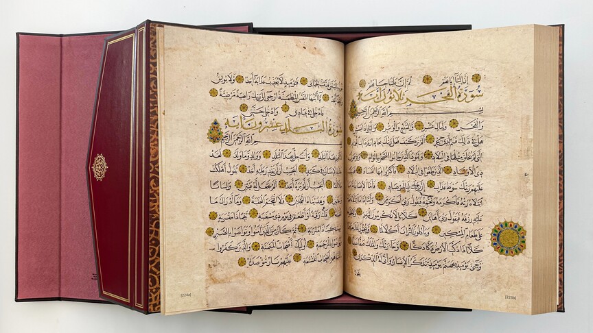 "Taşlıcalı Hüseyin Paşa Camii Mushaf-ı Şerifi"nin tıpkıbasımı tamamlandı