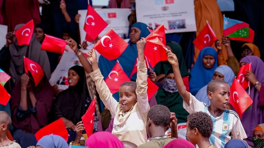 Somali'de Türkiye'ye destek gösterileri düzenlendi
