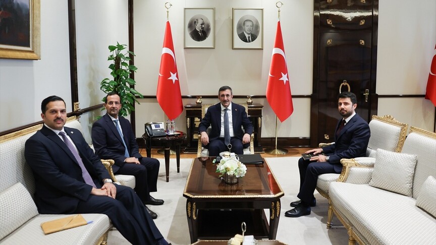 Cumhurbaşkanı Yardımcısı Yılmaz, Kuveyt'in Ankara Büyükelçisi Al-Shabo'yu kabul etti