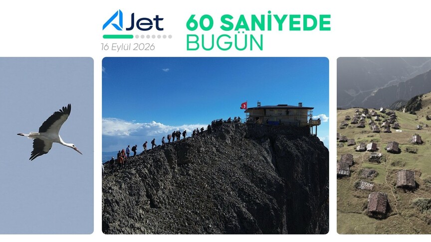 60 saniyede bugün (16 Eylül 2026)