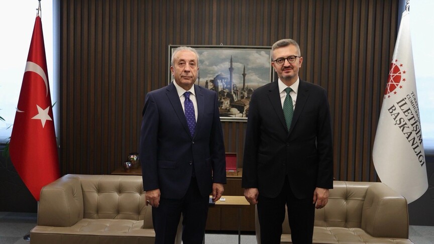 İletişim Başkanı Duran, Cumhurbaşkanlığı Tarım ve Gıda Politikaları Kurulu Üyesi Eker ile görüştü