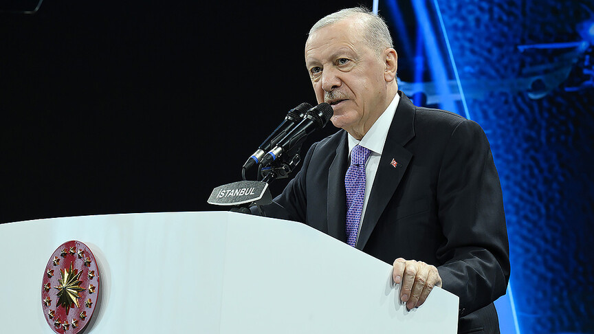 Cumhurbaşkanı Erdoğan: Türkiye'yi yatırımlarla eserlerle hizmetlerle ihya etmek gibi bir gayemiz var