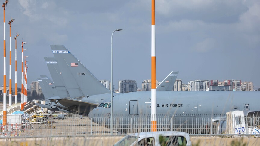 İsrail Havalimanları İdaresi, Ben Gurion'da konuşlu ABD yakıt ikmal uçaklarının tahliyesini istedi