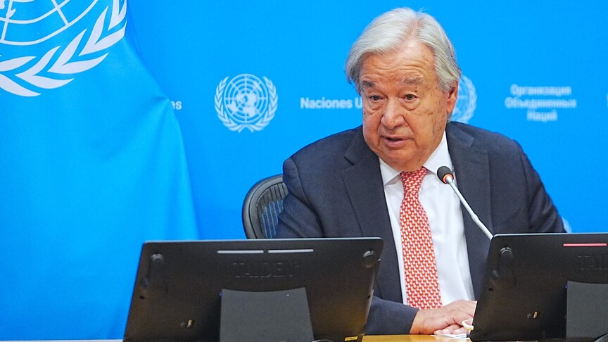 Guterres: Tahrip olmuş ve sağlıksız bir gezegende kalkınma olamaz