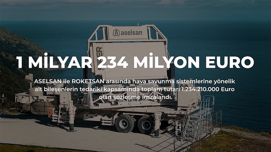 ASELSAN ile ROKETSAN arasında 1,2 milyar avroluk sözleşme imzalandı