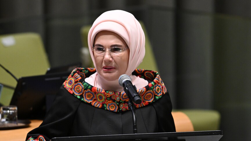 Emine Erdoğan'dan New York'taki ikinci gün faaliyetlerine ilişkin video paylaşımı