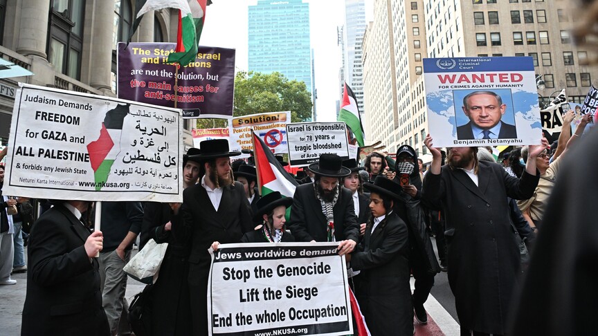 Netanyahu BM Genel Kurulu için geldiği New York’ta binlerce kişi tarafından protesto edildi