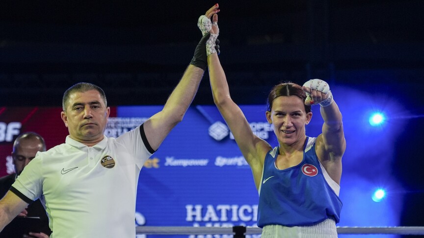 Milli boksör Hatice Akbaş, 2026 Avrupa Boks Şampiyonası'nda altın madalya kazandı