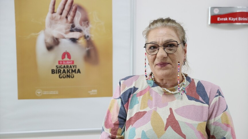 45 yıllık sigara bağımlılığından tedaviyle kurtuldu