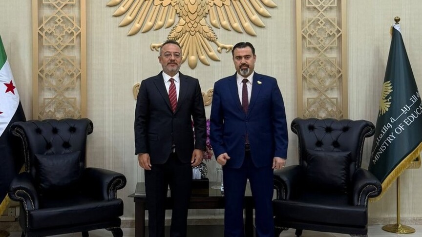 Türkiye'nin Şam Büyükelçisi Yılmaz, Suriye Eğitim Bakanı Turko ile eğitim alanındaki işbirliğini görüştü