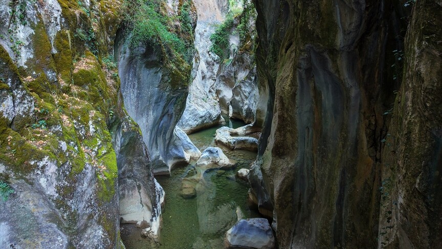 Kastamonu’nun “saklı cenneti” Saltuklu Kanyonu doğa tutkunlarını bekliyor