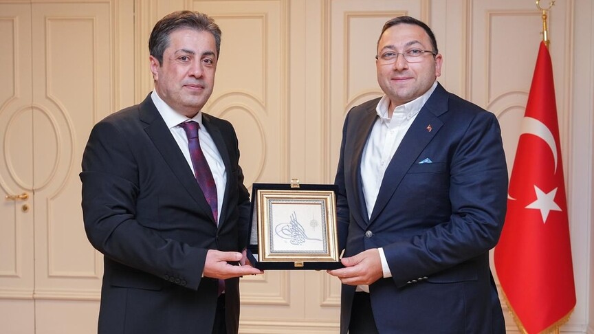 MİKSEN Genel Başkanı Çiçek, Üsküdar Belediye Başkan Vekili Gültekin'i ziyaret etti
