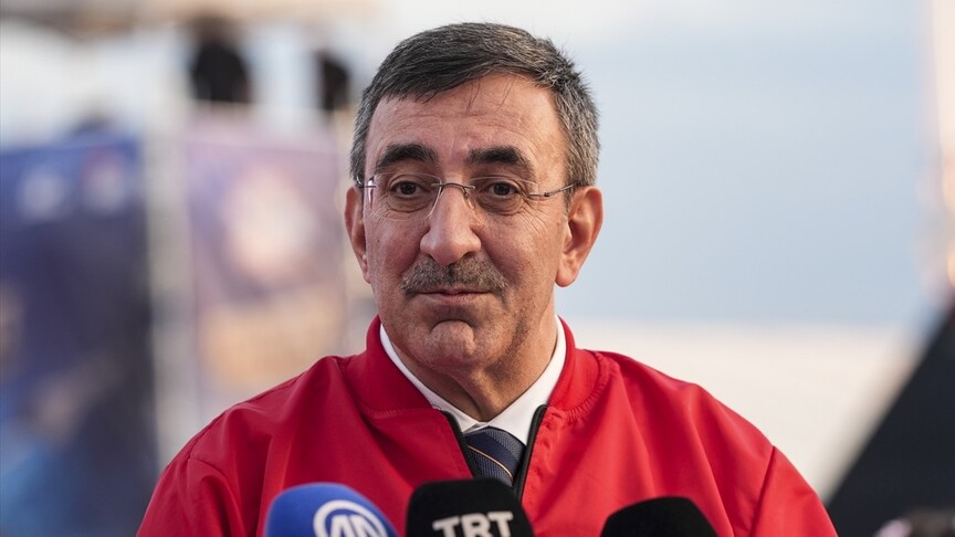 Cumhurbaşkanı Yardımcısı Yılmaz, TEKNOFEST Güneydoğu'nun kapanış töreninin ardından soruları yanıtladı