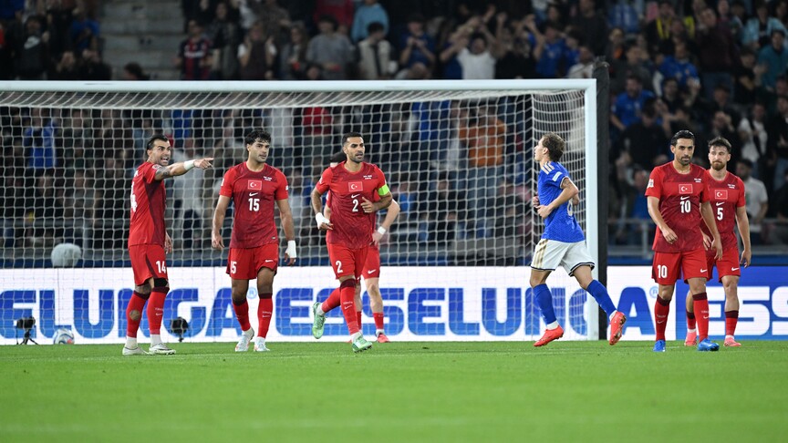 A Milli Futbol Takımı, İtalya'ya 3-1 Mağlup Oldu