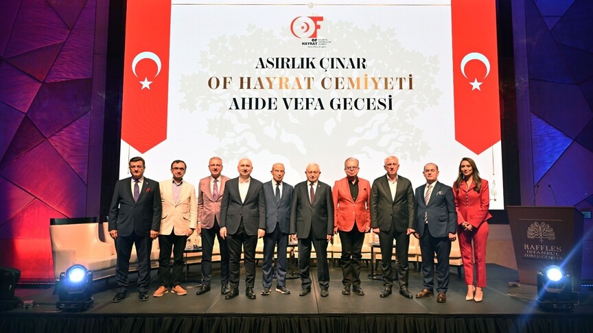 Of Hayrat Cemiyetinin Ahde Vefa Gecesi'nde eğitime 85 milyon lira destek