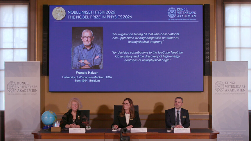 2026 Nobel Fizik Ödülü'nü astrofiziksel kökenli nötrinoların keşfi dolayısıyla Francis Halzen kazandı