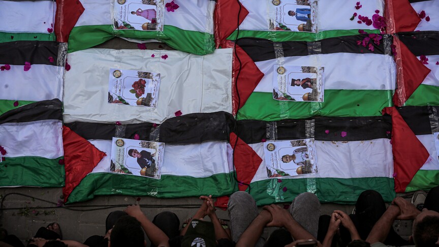 Doomsday Clock for Palestinian Statehood Ticks Closer to Midnight as Death Toll Tops 74,200