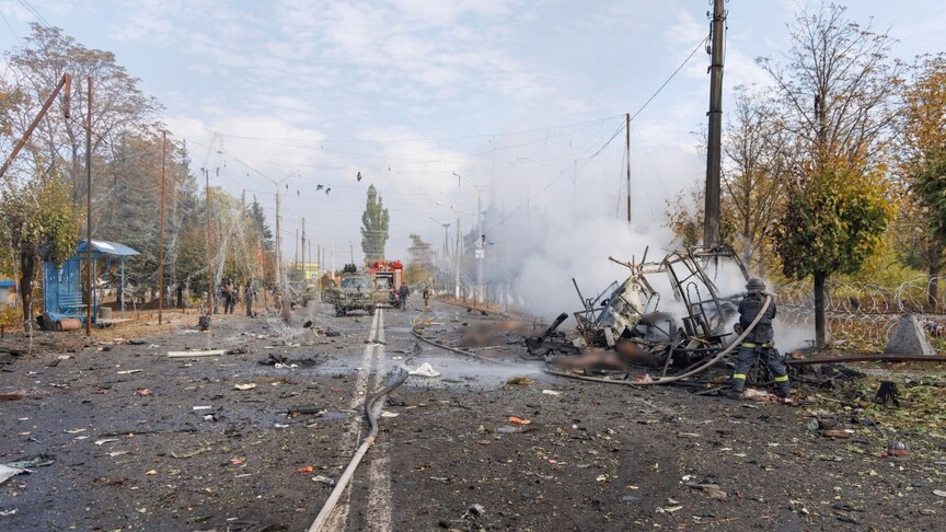 Ukrayna: Rusya'nın yolcu otobüsüne düzenlediği saldırıda 30 kişi hayatını kaybetti