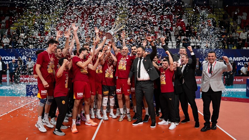 2026 Voleybol Erkekler AXA Sigorta Şampiyonlar Kupası'nı Galatasaray Madeş Mobilya kazandı