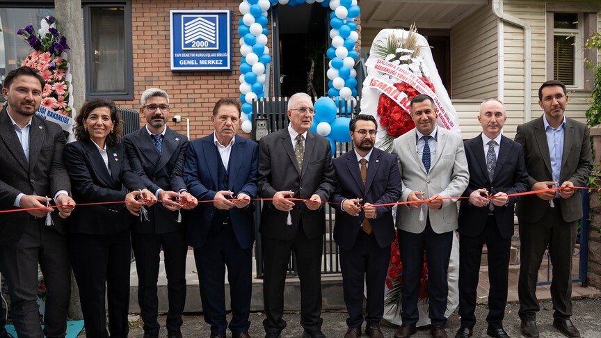 Yapı Denetim Kuruluşları Birliği Genel Merkezinin yeni hizmet binası açıldı