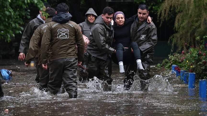 Şili'de şiddetli yağışlar nedeniyle acil durum ilan edildi