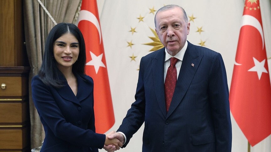 Cumhurbaşkanı Erdoğan, Özbekistan Cumhurbaşkanlığı İdaresi Başkanı Mirziyoyeva'yı kabul etti