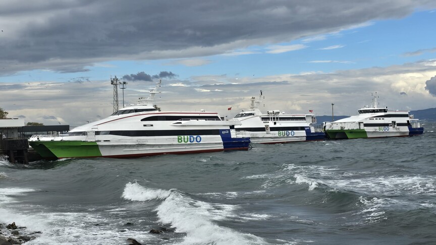 Bursa Deniz Otobüslerinin 12 seferi olumsuz hava koşulları nedeniyle iptal edildi
