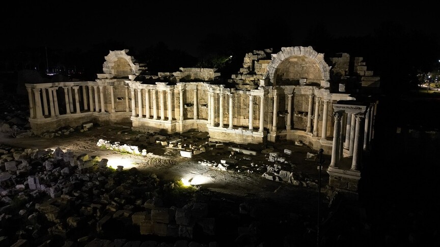 Antalya’nın antik mirası gece müzeciliğiyle aydınlandı