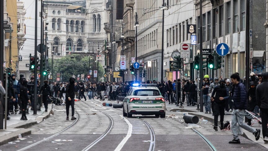 İtalya'da şiddetli protestoların ardından hükümet, Milano'da asker görevlendirme hazırlığında