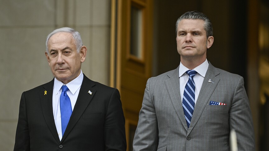 ABD Savunma Bakanı Hegseth'in İsrail'i ziyaret ederek Netanyahu ile görüştüğü belirtildi